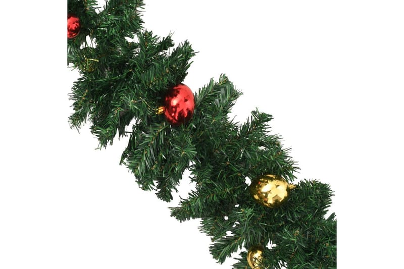 Julgirlang med julgranskulor 20 m - Grön - Inredning - Dekoration & inredningsdetaljer - Festdekoration