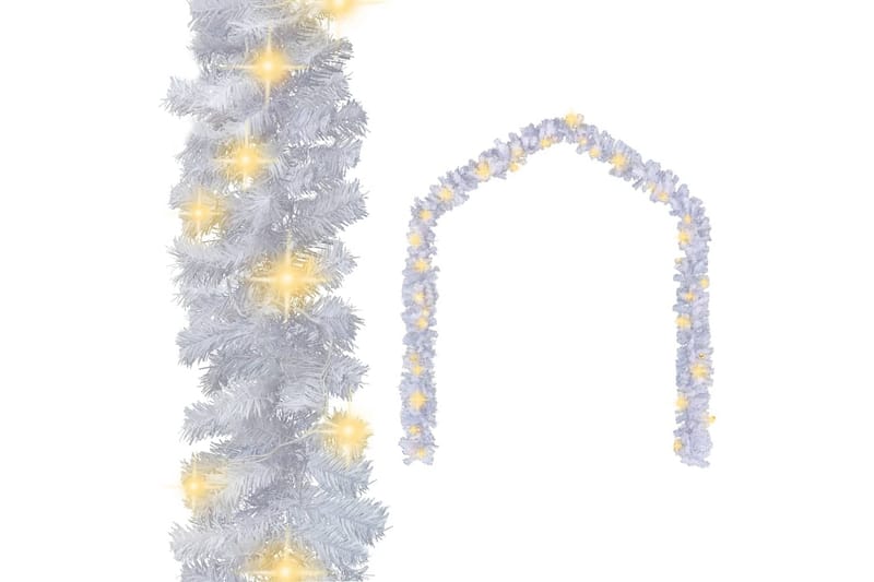 Julgirlang med LED-lampor 10 m vit - Vit - Inredning - Dekoration & inredningsdetaljer - Festdekoration
