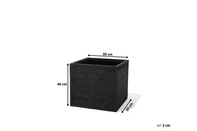 Paros Kruka 50 cm - Svart - Trädgård & spabad - Trädgårdsskötsel - Odling - Planteringskärl & blomkruka - Stor blomkruka
