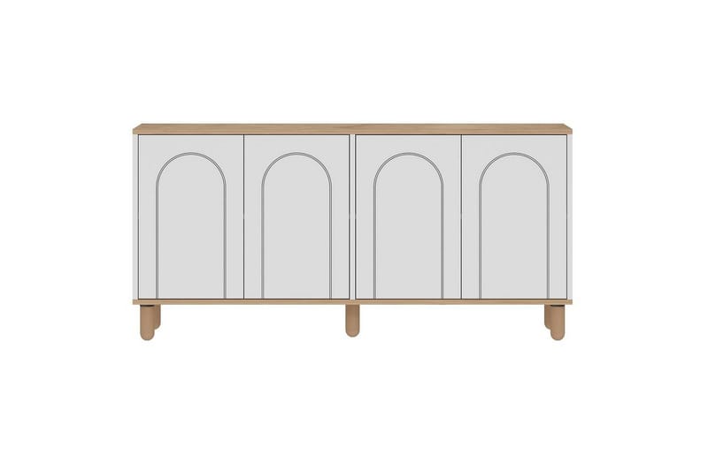 Salven Skulptur 150x73 cm, Ek/Vit