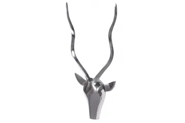 Väggdekoration Wohnling Antelope Handpolerad Aluminiumgjuten Väggmonterad Industriell Loft - Inredning - Dekoration & inredningsdetaljer - Prydnadssaker - Skulptur