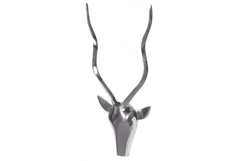 Väggdekoration Wohnling Antelope Handpolerad Aluminiumgjuten Väggmonterad Industriell Loft - Inredning - Dekoration & inredningsdetaljer - Prydnadssaker - Skulptur