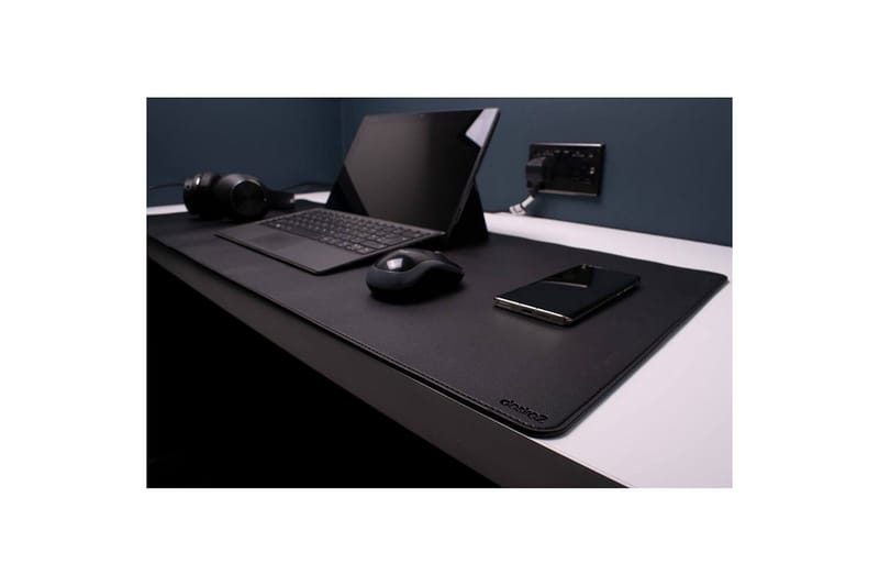 Skrivbordsmatta Desire2 Veganskt Läder 400x900mm Silver - Silver - Inredning - Dekoration & inredningsdetaljer - Skrivbordsunderlägg