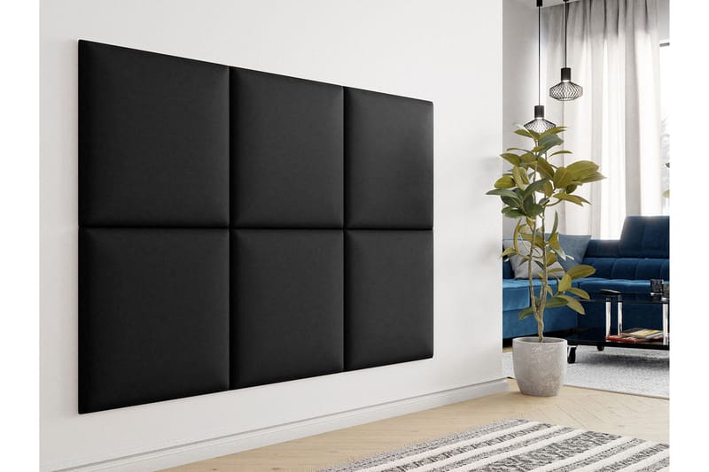Zaratuz Stoppad Väggpanel 60x60 cm - Mörkgrå - Inredning - Dekoration & inredningsdetaljer