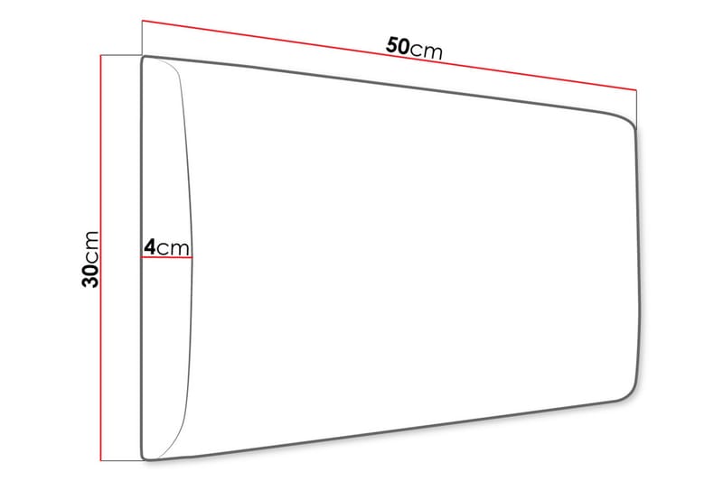 Zaratuz Väggpanel Stoppad 50x30 cm - Svart - Inredning - Dekoration & inredningsdetaljer