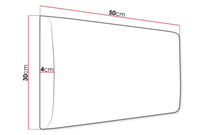 Zaratuz Väggpanel Stoppad 50x30 cm - Svart - Dekoration & inredningsdetaljer - Väggdekor