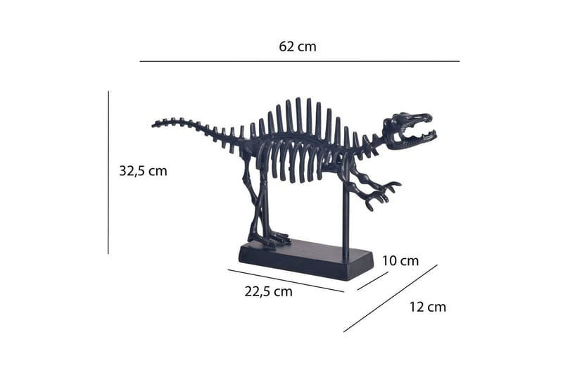 Dekorativ figur Wohnling Dekorativ T-Rex Aluminium Modern - Inredning - Dekoration & inredningsdetaljer