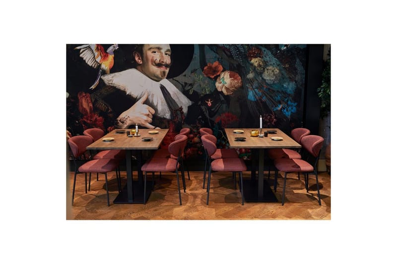 Bordben Bistro Dubbel Fyrkantigt Rör - Inredning - Dekorbeslag - Möbelbeslag - Möbelben