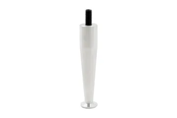 Sängben 4-pack Aluminium Smal 12 cm - Grå|Vit - Inredning - Dekorbeslag - Möbelbeslag - Möbelben