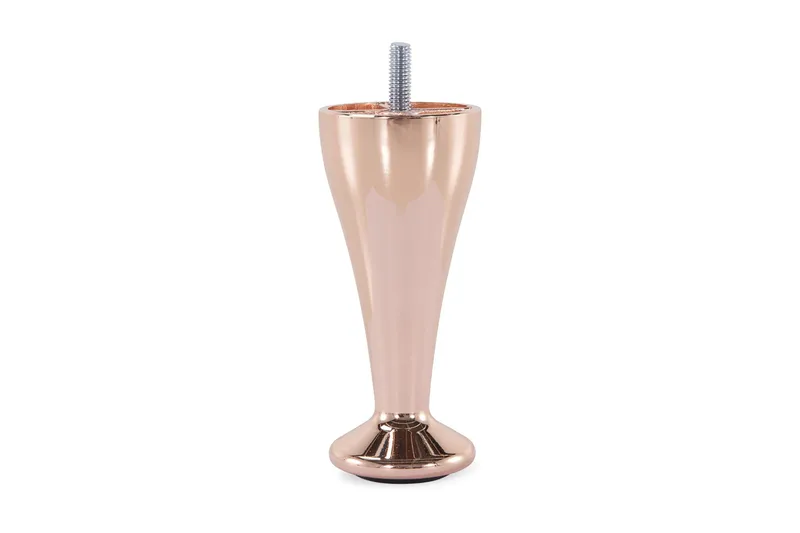 Sängben Rosé 4-Pack 12 cm - Roséguld - Inredning - Dekorbeslag - Möbelbeslag - Möbelben