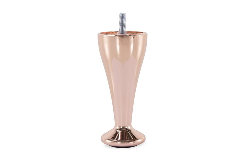 Sängben Rosé 4-Pack 12 cm - Roséguld - Inredning - Dekorbeslag - Möbelbeslag - Möbelben