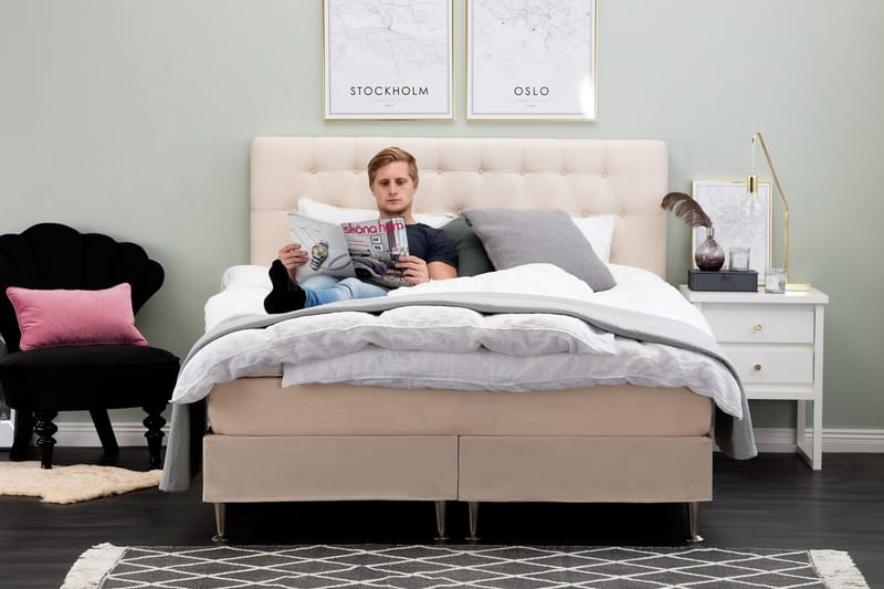 Sängben 13 cm 4-pack - Grå|Beige - Inredning - Dekorbeslag - Möbelbeslag - Möbelben