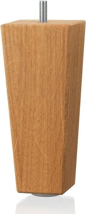 Sängben Vasa i Ek 4-pack (M8), 19 cm