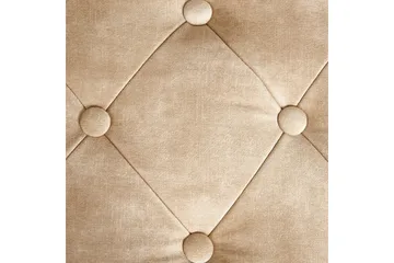 Sittbänk Roseville Beige/guld - Beige/guld - Möbler - Stolar & fåtöljer - Sittbänk - Hallbänk