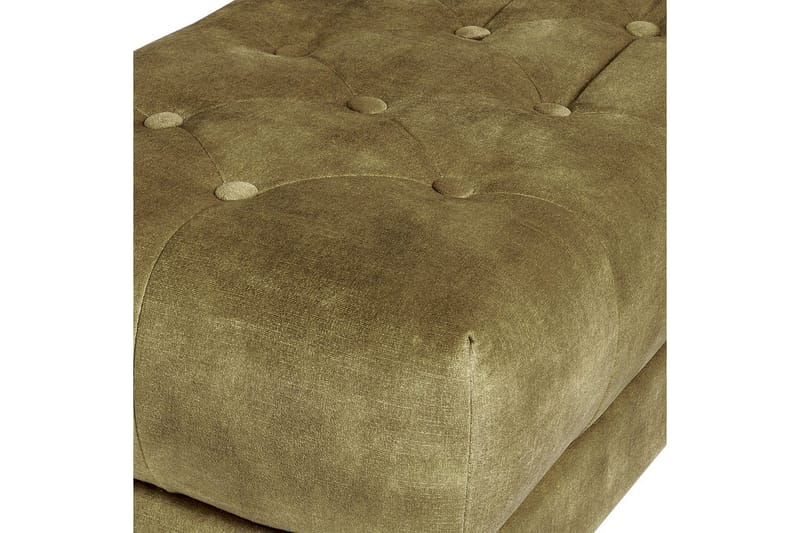 Sittbänk Roseville Grön/guld - Grön/guld - Möbler - Stolar & fåtöljer - Sittbänk - Hallbänk