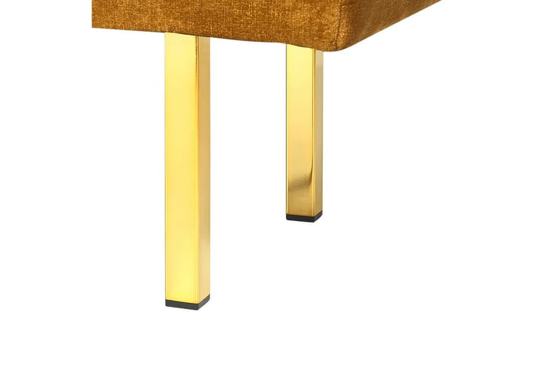 Sittbänk Roseville Gul/Guld - Gul/Guld - Inredning - Dekorbeslag - Möbelbeslag - Möbelben
