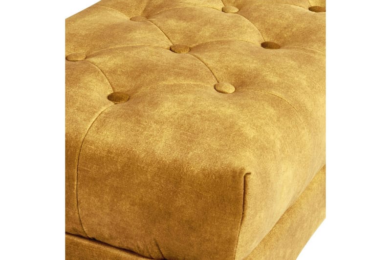 Sittbänk Roseville Gul/Guld - Gul/Guld - Möbler - Stolar & fåtöljer - Sittbänk - Hallbänk
