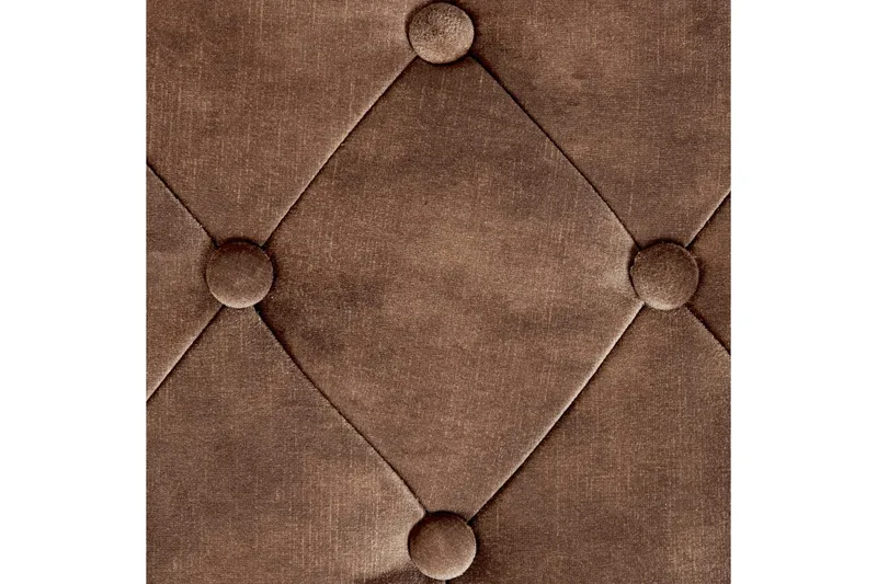 Sittbänk Roseville Mörkbrun/Guld - Mörkbrun/Guld - Möbler - Stolar & fåtöljer - Sittbänk - Hallbänk