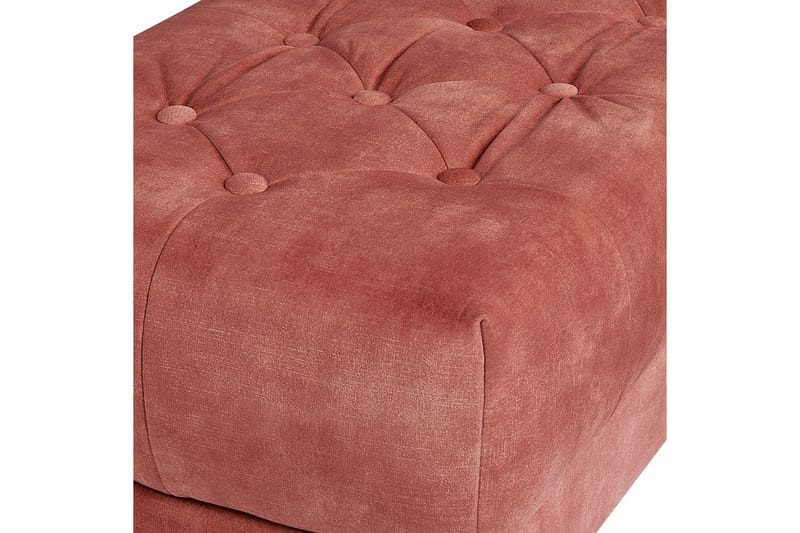 Sittbänk Roseville Rosa/guld - Rosa/guld - Möbler - Stolar & fåtöljer - Sittbänk - Hallbänk