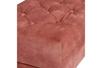 Sittbänk Roseville Rosa/guld - Rosa/guld - Möbler - Stolar & fåtöljer - Sittbänk - Hallbänk