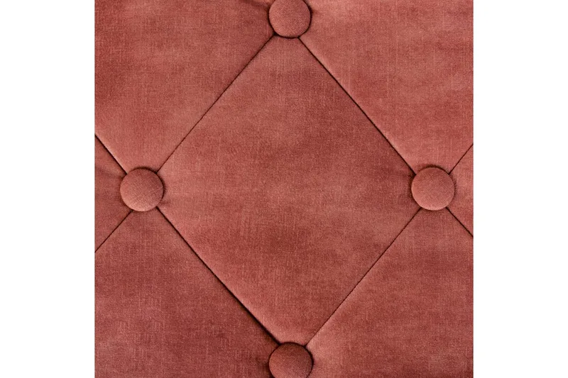 Sittbänk Roseville Rosa/guld - Rosa/guld - Möbler - Stolar & fåtöljer - Sittbänk - Hallbänk