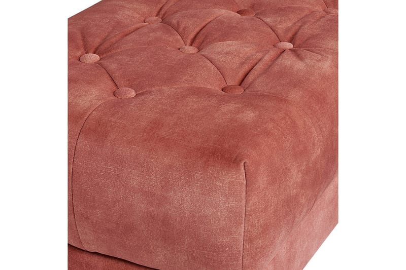 Sittbänk Roseville Rosa/guld - Rosa/guld - Inredning - Dekorbeslag - Möbelbeslag - Möbelben