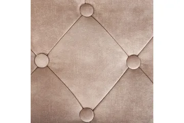 Sittbänk Roseville Taupe/guld - Taupe/guld - Möbler - Stolar & fåtöljer - Sittbänk - Hallbänk