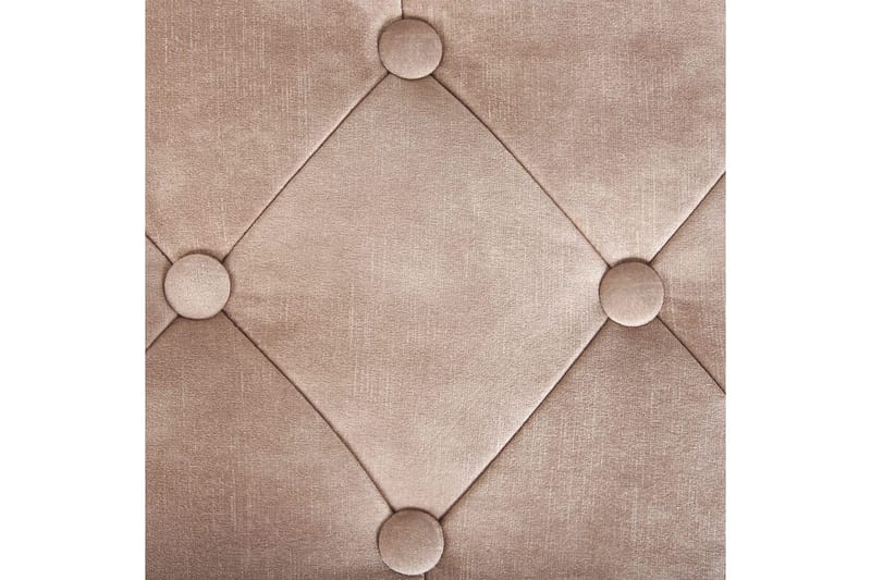 Sittbänk Roseville Taupe/guld - Taupe/guld - Möbler - Stolar & fåtöljer - Sittbänk - Hallbänk