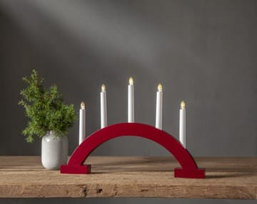 Abbe Ljusstake 46 cm - röd - Inredning - Julpynt & helgdekoration - Julpynt & juldekoration
