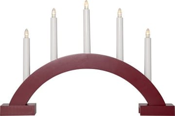 Abbe Ljusstake 46 cm - röd - Inredning - Julpynt & helgdekoration - Julpynt & juldekoration