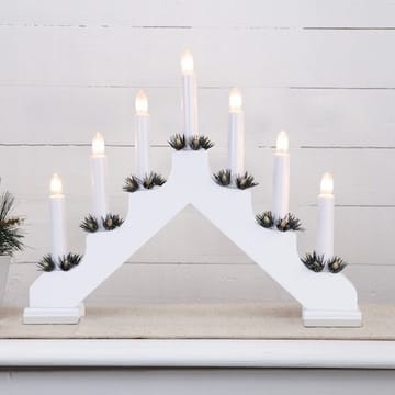 Ada Ljusstake 37.5 cm - vit - Inredning - Julpynt & helgdekoration - Julpynt & juldekoration