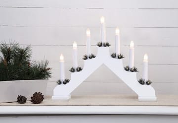 Ada Ljusstake 37.5 cm - vit - Inredning - Julpynt & helgdekoration - Julpynt & juldekoration