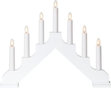 Ada Ljusstake 37.5 cm - vit - Inredning - Julpynt & helgdekoration - Julpynt & juldekoration
