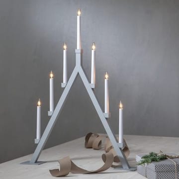 Adventsljusstake Oliver 60x75 cm Metall 7 ljus E10 - Grå - Inredning - Julpynt & helgdekoration - Julpynt & juldekoration