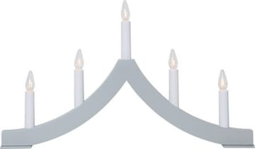 Adventsljusstake Pagod 45x27 cm Trä 5 ljus E10 - Grå - Inredning - Julpynt & helgdekoration - Julpynt & juldekoration