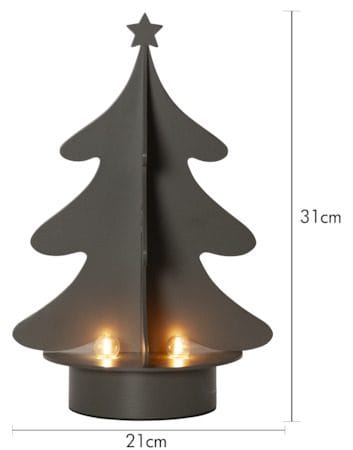 Afton Ljusstake 21 cm - grön - Inredning - Julpynt & helgdekoration - Julpynt & juldekoration