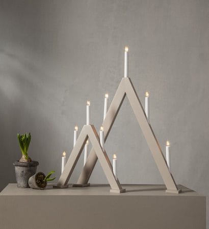 Albo Ljusstake 34 cm - beige - Inredning - Julpynt & helgdekoration - Julpynt & juldekoration