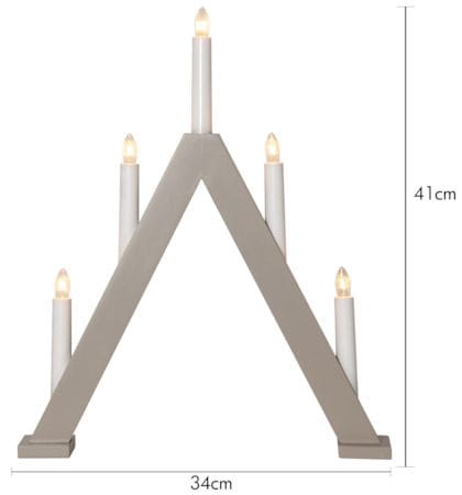 Albo Ljusstake 34 cm - beige - Inredning - Julpynt & helgdekoration - Julpynt & juldekoration