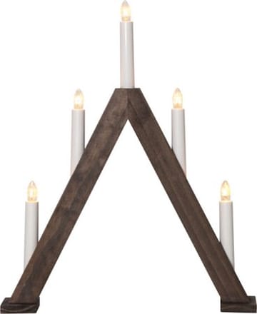 Albo Ljusstake 34 cm - valnötsbrun - Inredning - Julpynt & helgdekoration - Julpynt & juldekoration