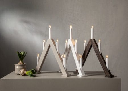 Albo Ljusstake 34 cm - vit - Inredning - Julpynt & helgdekoration - Julpynt & juldekoration