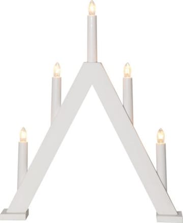Albo Ljusstake 34 cm - vit - Inredning - Julpynt & helgdekoration - Julpynt & juldekoration