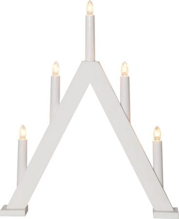 Albo Ljusstake 34 cm - vit - Inredning - Julpynt & helgdekoration - Julpynt & juldekoration