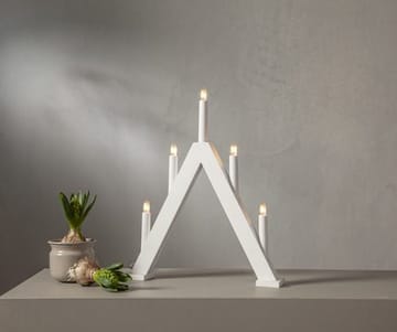 Albo Ljusstake 34 cm - vit - Inredning - Julpynt & helgdekoration - Julpynt & juldekoration