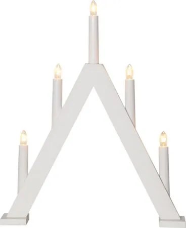 Albo Ljusstake 34 cm, vit