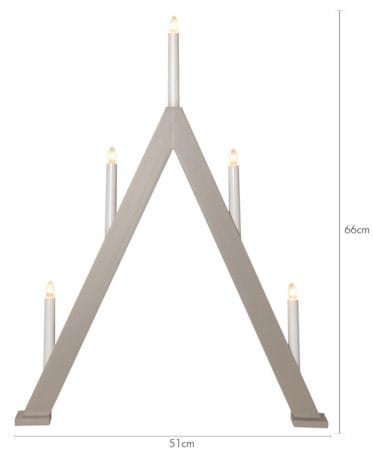 Albo Ljusstake 51 cm - beige - Inredning - Julpynt & helgdekoration - Julpynt & juldekoration