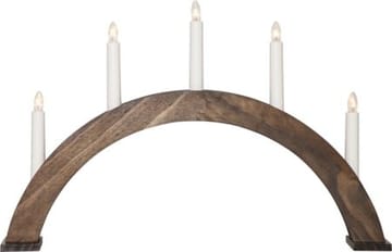 Albo Ljusstake 51 cm - valnötsbrun - Inredning - Julpynt & helgdekoration - Julpynt & juldekoration