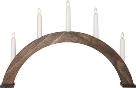 Albo Ljusstake 51 cm - valnötsbrun - Inredning - Julpynt & helgdekoration - Julpynt & juldekoration