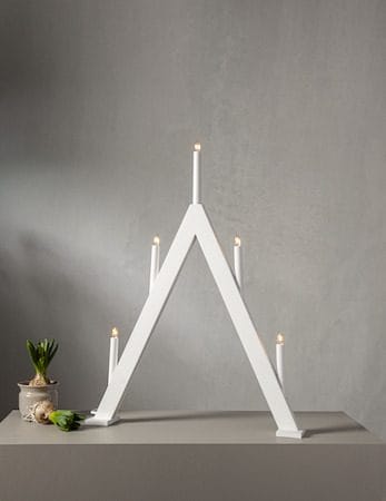 Albo Ljusstake 51 cm - vit - Inredning - Julpynt & helgdekoration - Julpynt & juldekoration