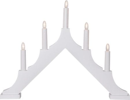 Alma Ljusstake 44 cm - vit - Inredning - Julpynt & helgdekoration - Julpynt & juldekoration
