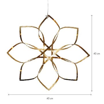 Amaze Hängande dekoration 40 cm - mässingsfärgad guld - Inredning - Julpynt & helgdekoration - Julpynt & juldekoration
